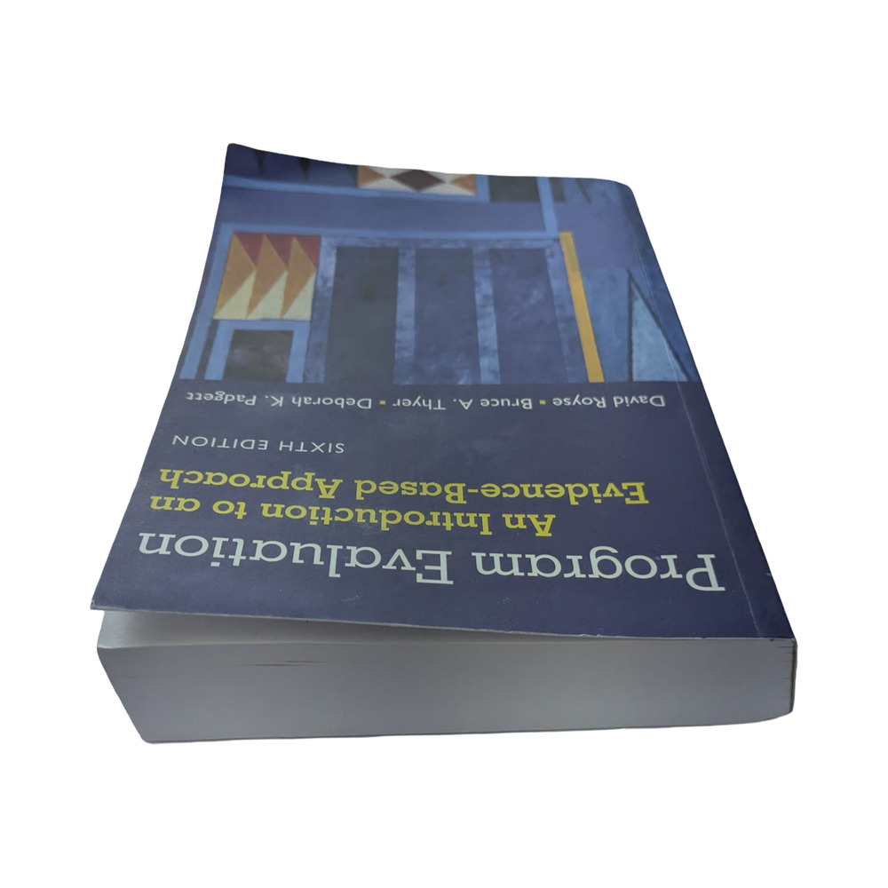 Program Evaluation: An Introduction to an Evidence-Based Approach Textbook 6th - Picture 3 of 9